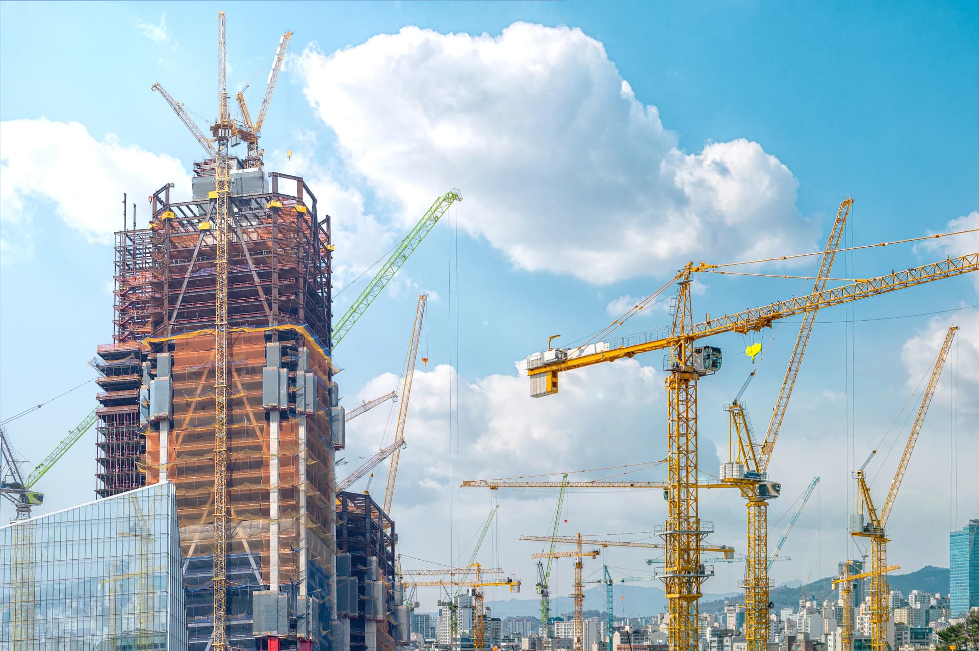 건설산업기본법 건설업 등록 기준 업무 분야