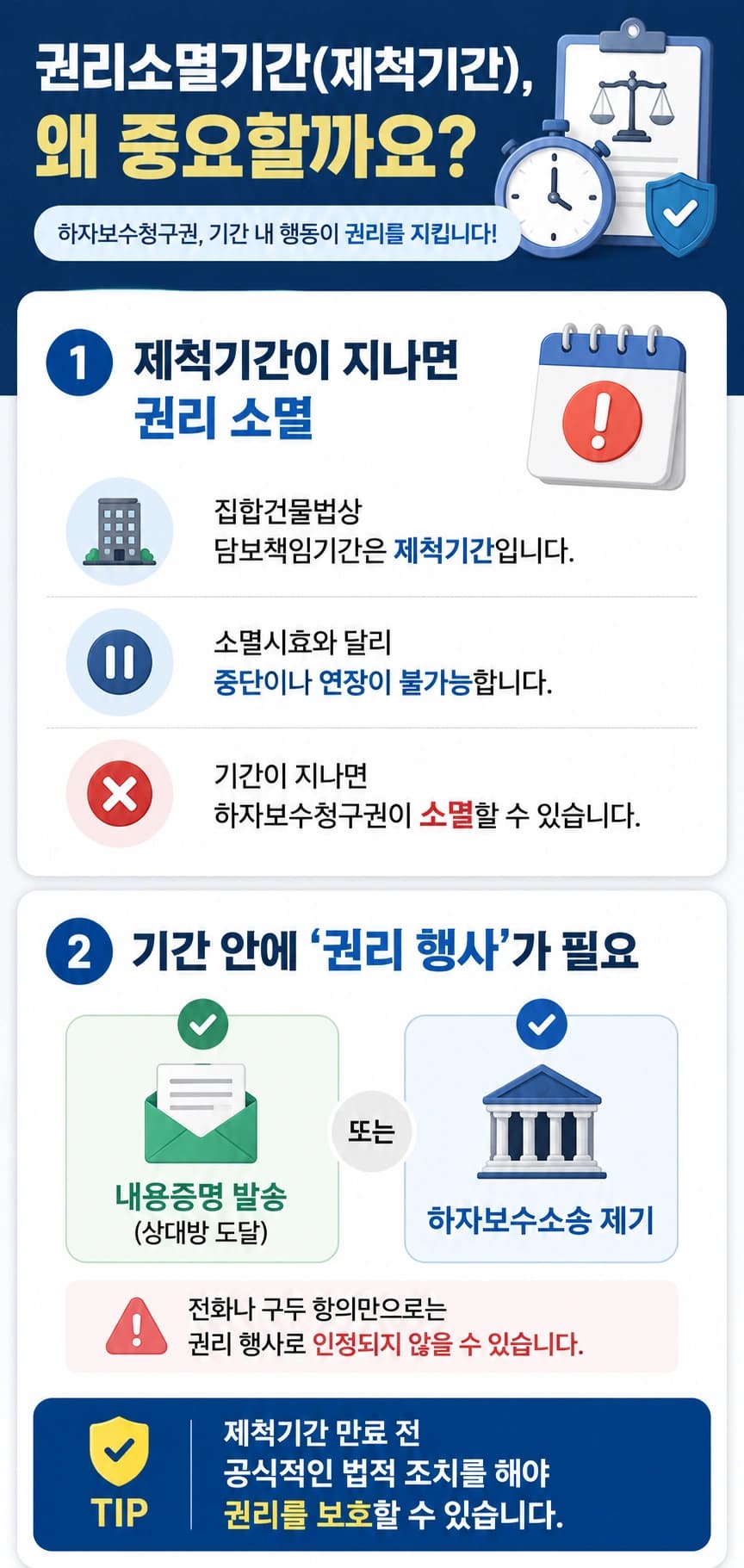 아파트하자보수소송 전 알아야 하는 제척기간, 손해배상 요구 권리